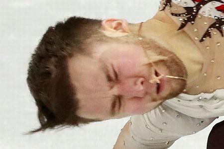 “50 sắc thái” diễn sâu của các vận động viên tại Olympic mùa Đông - 4 Nam vận động viên Misha Ge thì trông thực sự rất đau đớn