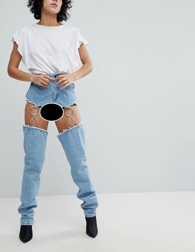 “Hoa mắt” với thiết kế quần jeans… nhiều cạp - 5