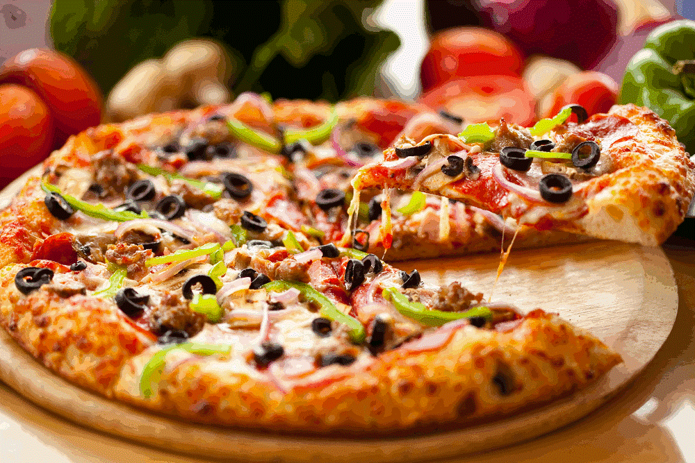 
Mỹ là nơi “phát minh” ra lát pizza.
