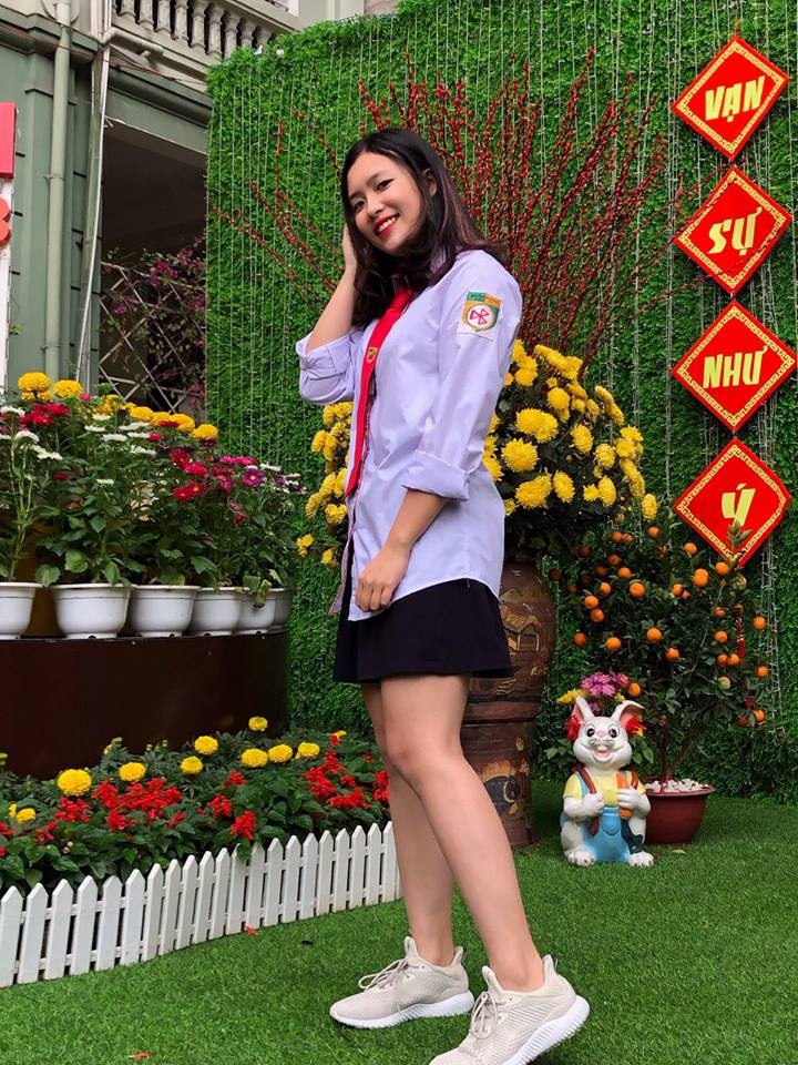 Dàn "trai xinh gái đẹp" trường THPT Nguyễn Bỉnh Khiêm hội tụ - 11 Nguyễn Diệu Linh - Lớp 11SN