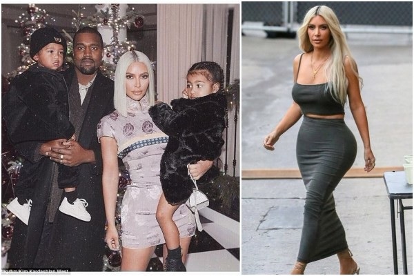 Kim Kardashian lần đầu để lộ mặt em bé thứ 3 - 6
Kim không thể mang thai lần ba vì bị nhau cài răng lược