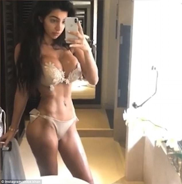 “Nghẹt thở” với thân hình dao kéo của người đẹp Chloe Khan - 2
Người đẹp 26 tuổi cho biết, cô còn tập luyện rất chăm chỉ để duy trì dáng vóc sau phẫu thuật.