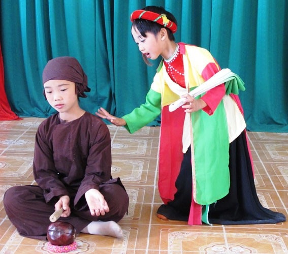 
Những tài năng nhí nghệ thuật truyền thống.
