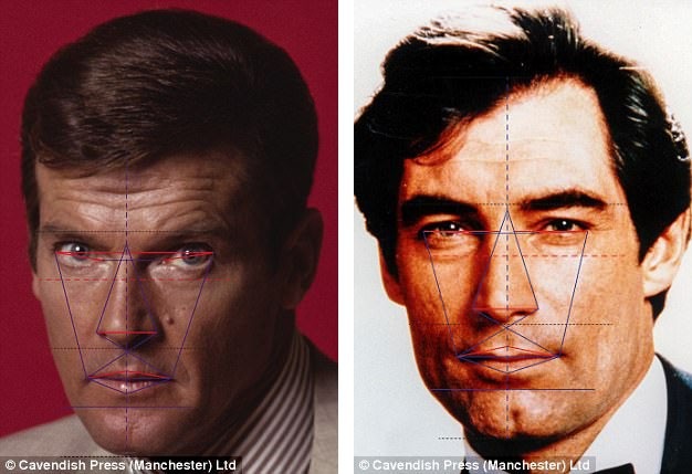 Daniel Craig là James Bond… “xấu trai” nhất - 3 Nam diễn viên quá cố Roger Moore (trái) đứng thứ 2 với 88,8%. Nam diễn viên Timothy Dalton (phải) đứng thứ 3 với 86,5%.