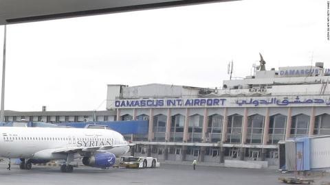 
Sân bay quốc tế Damascus.
