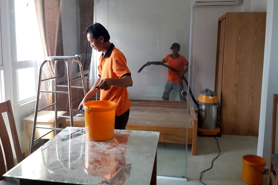 Dịch vụ dọn dẹp nhà cửa "hốt bạc" dịp Tết Nguyên đán - 1 Dịch vụ dọn dẹp nhà cửa hút khách dịp Tết.