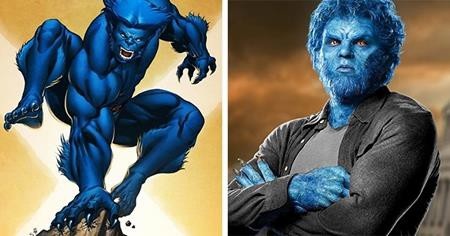 Những siêu anh hùng có tạo hình “một trời, một vực” so với nguyên tác - 5 Beast trong phim thì được mặc nhiều quần áo hơn đôi chút và diện mạo trông cũng có vẻ bớt dữ tợn hơn