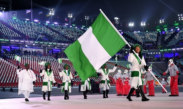 Lễ khai mạc Olympic mùa Đông 2018 hoành tráng, rực rỡ sắc màu - 8 Đoàn thể thao Nigeria lần đầu tham dự Olympic mùa Đông