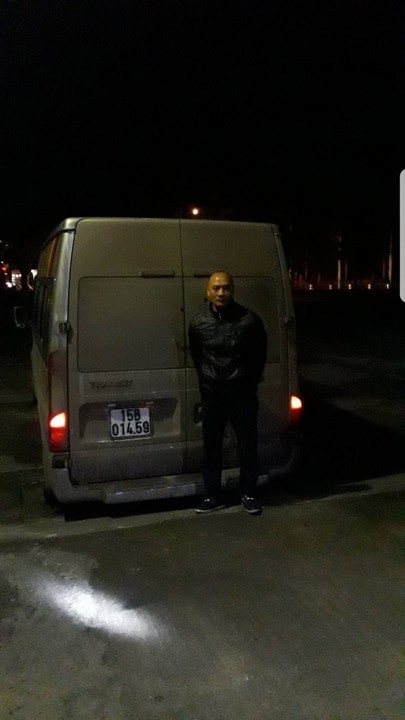 Phương tiện cùng lái xe vận chuyển 55.000 bao thuốc lá ngoại nhập lậu (ảnh CTV)