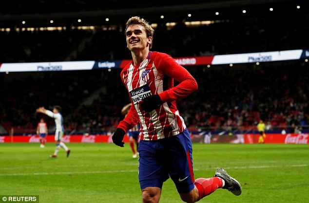 Griezmann ghi 4 bàn, Atletico chỉ còn kém Barcelona 4 điểm - 10
Griezmann ấn định chiến thắng 4-0 cho Atletico trước Leganes, sau cú vô lê đẹp mắt