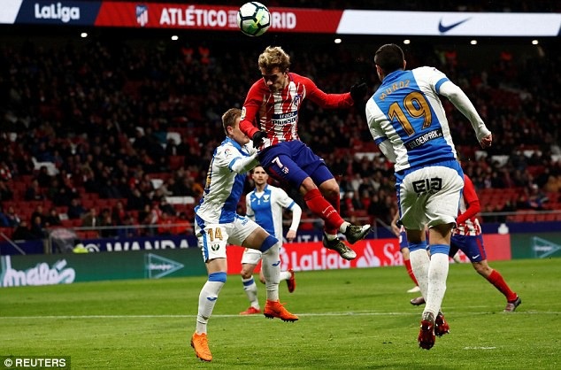 Griezmann ghi 4 bàn, Atletico chỉ còn kém Barcelona 4 điểm - 6
Griezmann đang có được 11 bàn thắng ở La Liga năm nay