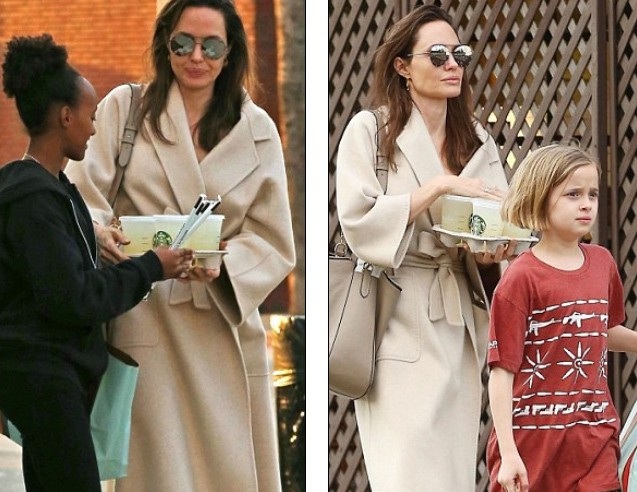 Angelina Jolie thanh lịch cùng con ra phố - Ảnh 7. Angelina Jolie thanh lịch cùng con ra phố - Ảnh 7.