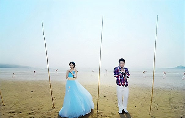 Anh Ye và chị Xue chỉ vừa mới tổ chức đám cưới đầu năm 2018.