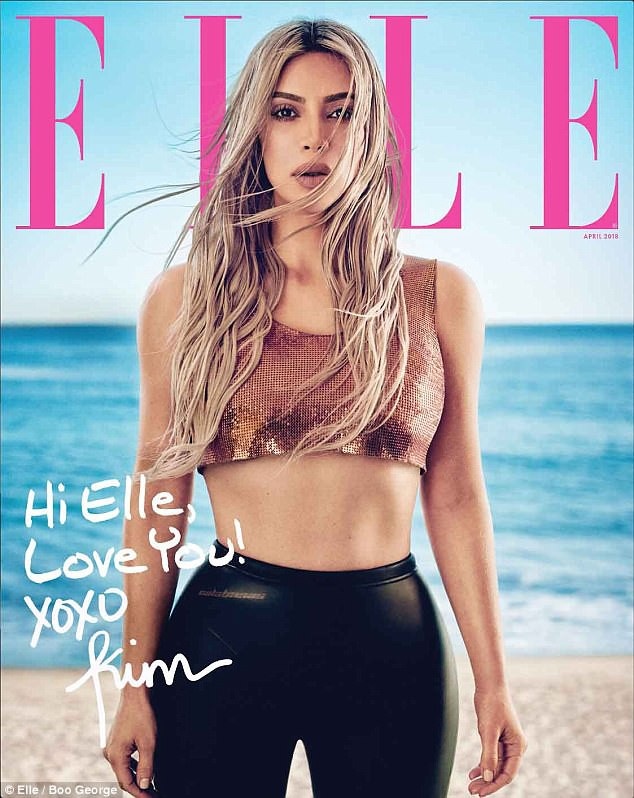 Kim Kardashian: “Tôi và Kanye West là mảnh ghép thích hợp cho nhau” - 1
Kim Kardashian khoe thân trên tạp chí Elle, số tháng 4/2018.