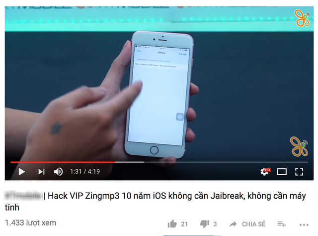 Rất nhiều hướng dẫn hack tài khoản Zing MP3 trên mạng đang được lan truyền chóng mặt