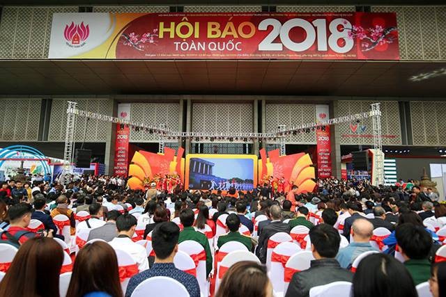 Khai mạc Hội báo toàn quốc 2018 - 6
Khai mạc Hội báo toàn quốc 2018 (Ảnh: Toàn Vũ)
