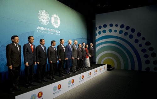 ASEAN - Australia hợp tác chống khủng bố quốc tế - 1 Lãnh đạo các nước ASEAN và Australia chứng kiến lễ ký biên bản ghi nhớ chống khủng bố quốc tế