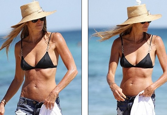 
Elle Macpherson từng 5 lần là gương mặt trang bìa của tạp chí áo tắm danh tiếng Sports Illustrated
