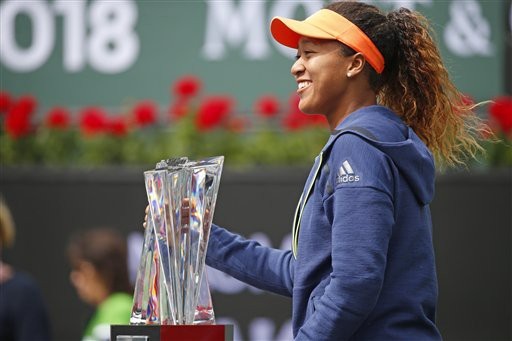 Indian Wells: Tay vợt 20 tuổi người Nhật Bản giành ngôi vô địch - 1
Naomi Osaka vô địch Indian Wells ở tuổi 20