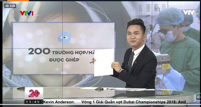 BTV Minh Hà, Hạnh Phúc bất ngờ làm đơn hiến giác mạc - 1 MC Hạnh Phúc với bản đăng ký hiến giác mạc sau khi qua đời.