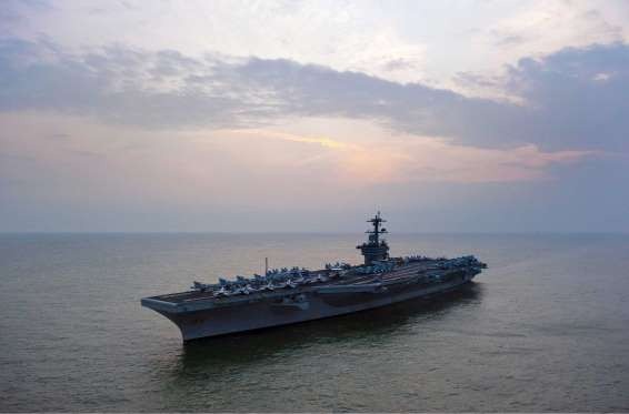 Những điểm đặc biệt của tàu sân bay Mỹ sắp thăm Việt Nam - 11 USS Carl Vinson là con tàu được dùng để thủy táng thi thể trùm khủng bố Osama Bin Laden sau khi tên này bị đặc nhiệm Mỹ tiêu diệt năm 2011. Tàu sân bay này cũng tham gia các chiến dịch chống khủng bố của quân đội Mỹ. (Ảnh: REX)