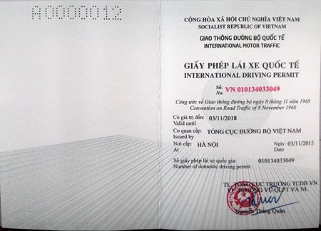 GPLX quốc tế được Việt Nam cấp, có giá trị lưu hành sử dụng tại 84 quốc gia thành viên của Công ước 1968