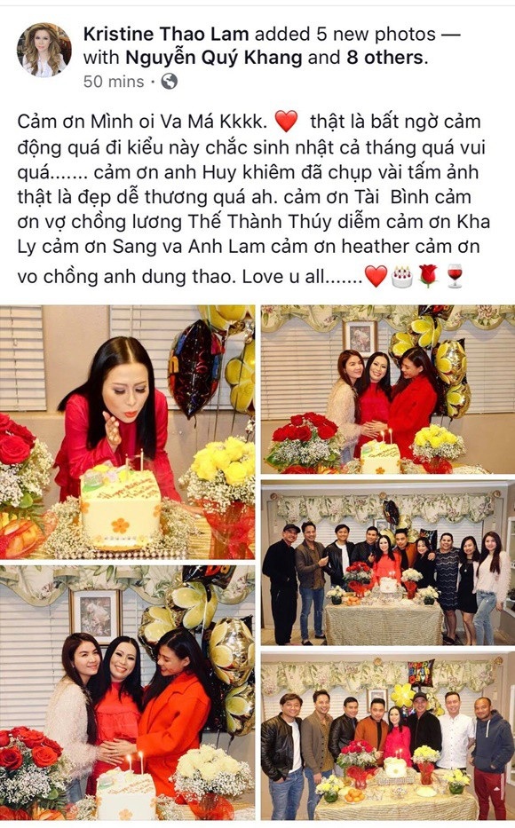 Diễn viên Trí Quang bất ngờ tổ chức sinh nhật cho CEO Kristine Thảo Lâm - Ảnh 4. Diễn viên Trí Quang bất ngờ tổ chức sinh nhật cho CEO Kristine Thảo Lâm - Ảnh 4.