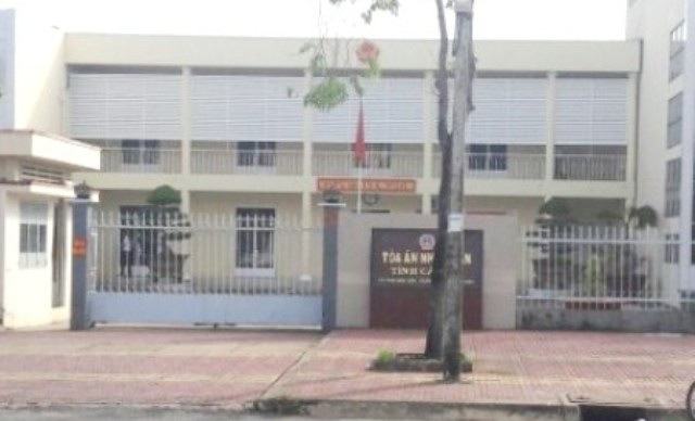 
TAND tỉnh Cà Mau, nơi ông Nguyễn Chí Văn từng là Chánh Tòa dân sự.
