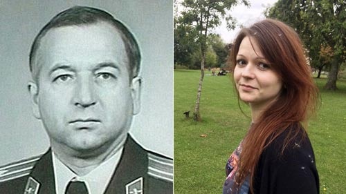 
Đại tá quân báo Sergei Skripal và con gái Julia Skripal. Ảnh: tư liệu
