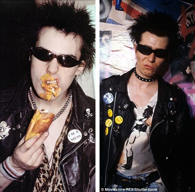 Ca sĩ nhạc rock quá cố người Anh Sid Vicious - thành viên của nhóm Sex Pistol - xuất hiện sống động trong “Sid And Nancy” (1986). Nam diễn viên Gary Oldman đã hoàn thành vai diễn tròn trịa từ khâu tái hiện ngoại hình rocker.