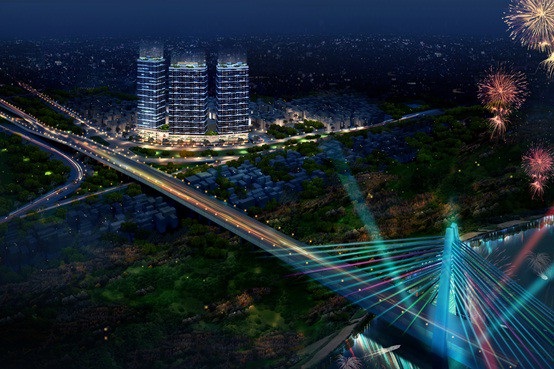 Người mua nhà quan tâm hơn tới không gian sống và tiện nghi sống - 3 Intracom Riverside lung linh về đêm.