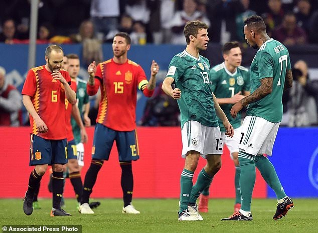 Đức - Brazil: Phục hận thất bại thế kỷ - 3
Đức mới cầm hòa Tây Ban Nha 1-1 cách đây 4 ngày