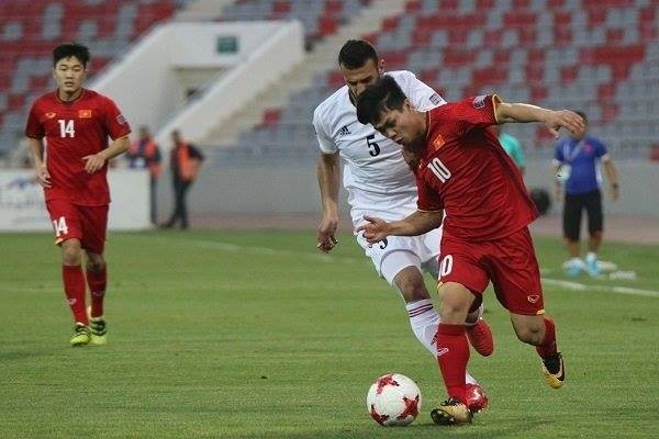 Đội tuyển Việt Nam xuất sắc cầm hòa Jordan trên sân khách - 1
Công Phượng không ghi bàn, nhưng anh đã chơi đầy năng nổ - Ảnh: N.Đ