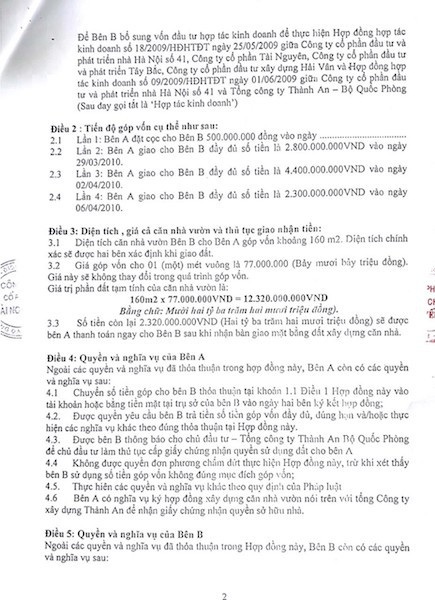 Hà Nội: Thu tiền tỷ góp vốn của khách hàng, 7 năm sau dự án mới có giấy phép xây dựng? - 2 Hà Nội: Thu tiền tỷ góp vốn của khách hàng, 7 năm sau dự án mới có giấy phép xây dựng? - 2
