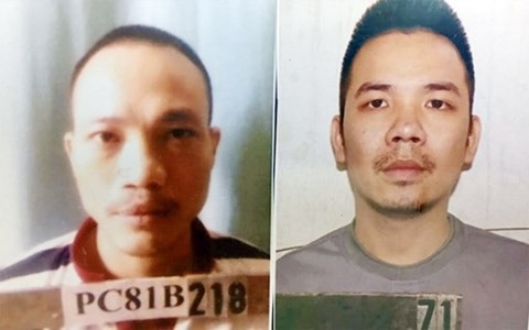 Hà Nội: Đề nghị truy tố 2 tử tù trốn trại T16 Bộ Công an - 1 Hai tử tù Nguyễn Văn Tình và Lê Văn Thọ.