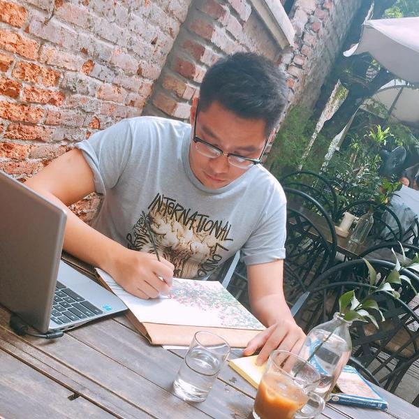 Cuộc sống tươi đẹp qua tranh vẽ của chàng bác sỹ 9x - 3 Chàng bác sỹ 9x hòa mình vào nghệ thuật thư giãn