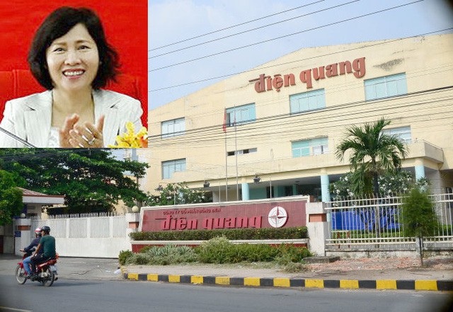 Nghệ sĩ Hồng Vân kinh doanh thua lỗ; nữ đại gia mất 245 tỷ đồng kịp gỡ lại gấp 7 - 3 Từ một doanh nghiệp Nhà nước, sau cổ phần hoá, các thành viên trong gia đình bà Hồ Thị Kim Thoa đã nắm các vị trí chủ chốt tại Bóng đèn Điện Quang.