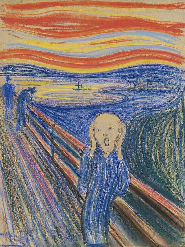
8 - “The Scream” (Tiếng thét - 1895) của danh họa người Na Uy Edvard Munch. Bức vẽ từng được mua hồi năm 2012 với mức 119,9 triệu USD, hiện giờ, con số ấy tương đương 125,1 triệu USD (2.843 tỷ đồng).
