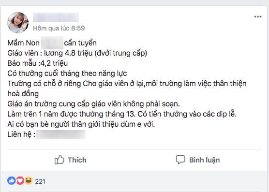 Ứng viên thờ ơ với thông tin tuyển giáo viên mầm non - 1 Các thông tin tuyển dụng giáo viên mầm non không được nhận được sự quan tâm