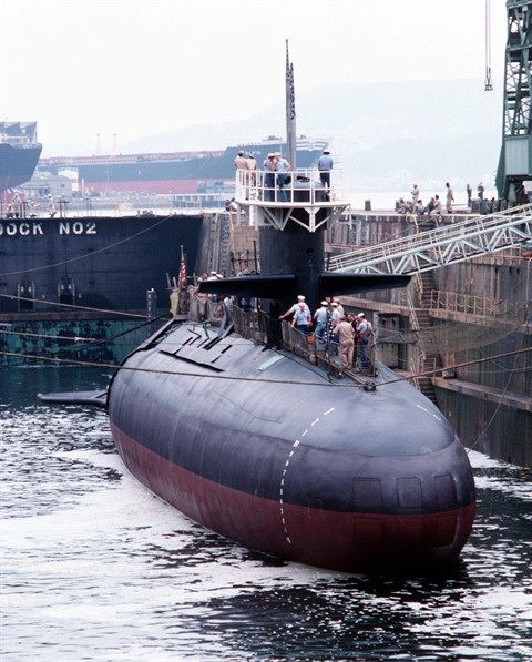 Công nghệ tàu ngầm thông thường Mỹ vượt Nga 3 thập niên - 1
Tàu ngầm diesel - điện lớp Barbel của Hải quân Mỹ là mẫu mực của tàu ngầm tấn công hiện đại với thiết kế hình giọt nước đi trước thời đại