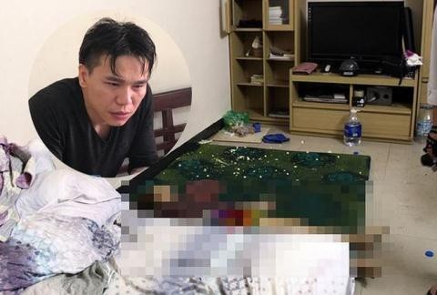 Thêm một cô gái liên quan vụ án Châu Việt Cường ra công an trình diện - 1 Châu Việt Cường và hiện trường vụ án căn hộ tại phường Cống Vị, quân Ba Đình, Hà Nội (Ảnh: ANTD).