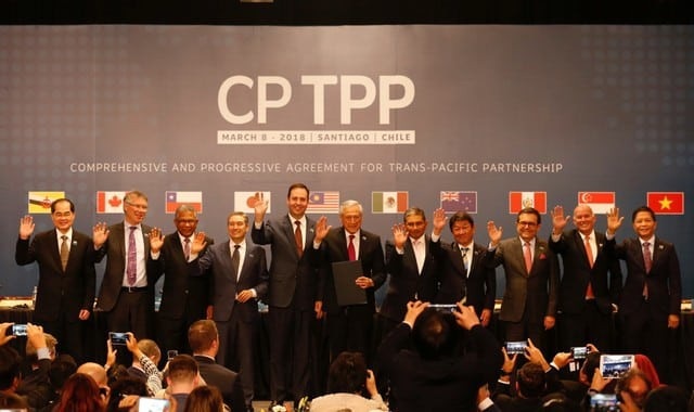 
11 quốc gia thành viên ký kết CPTPP ngày 8/3. (Ảnh: Reuters)
