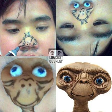 Những màn đạo nhái phim ảnh “chất như nước cất” - 5 Và đây, Anucha Sangchart đã tự chế ra một chủng loài mới từ bộ phim “E.T.”