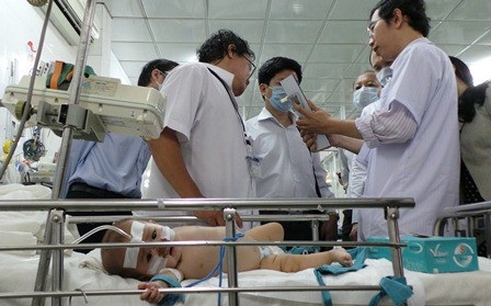 Năm 2013 - 2014 dịch sởi đã xảy ra trên diện rộng, gây nhiều áp lực cho điều trị