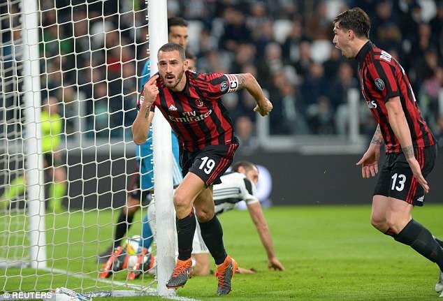 Juventus 3-1 AC Milan: “Tê giác” Gattuso cũng bó tay - 2 Bonucci ghi bàn vào lưới CLB cũ Juventus