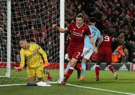 Man City - Liverpool: Ván bài quyết định - 1
Liverpool thắng 3-0 trên sân nhà Anfield ở trận tứ kết lượt đi vào tuần trước