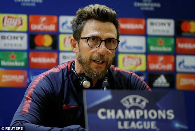 AS Roma và Barcelona sẵn sàng cho trận quyết đấu ở Olympico - 8
Trả lời họp báo trước trận, HLV Di Francesco khẳng định AS Roma sẽ chiến đấu hết mình trước Barcelona trên sân nhà