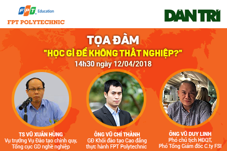 Toàn cảnh tọa đàm: “Học gì để không thất nghiệp” - 1 Toàn cảnh tọa đàm: “Học gì để không thất nghiệp” - 1