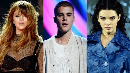 Chuyện tình yêu “sớm nắng chiều mưa” của Selena Gomez và Justin Bieber lúc nào cũng khiến các fans hâm mộ phải băn khoăn khó hiểu. Đặc biệt, đã từng có lúc chuyện tình này xuất hiện người thứ ba là Kendall Jenner. “Hoàng tử nhạc pop” từng âm thầm đưa Kendall Jenner đi chơi tại thủ đô Paris hoa lệ trước khi ngoan ngoãn quay trở về với Selena Gomez trong thời gian cả hai còn chung sống.