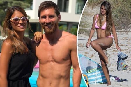 Cổ động viên khuyên Messi nghỉ hưu để về với… vợ đẹp - 2 Messi được khuyên nên nghỉ hưu sớm để về với vợ